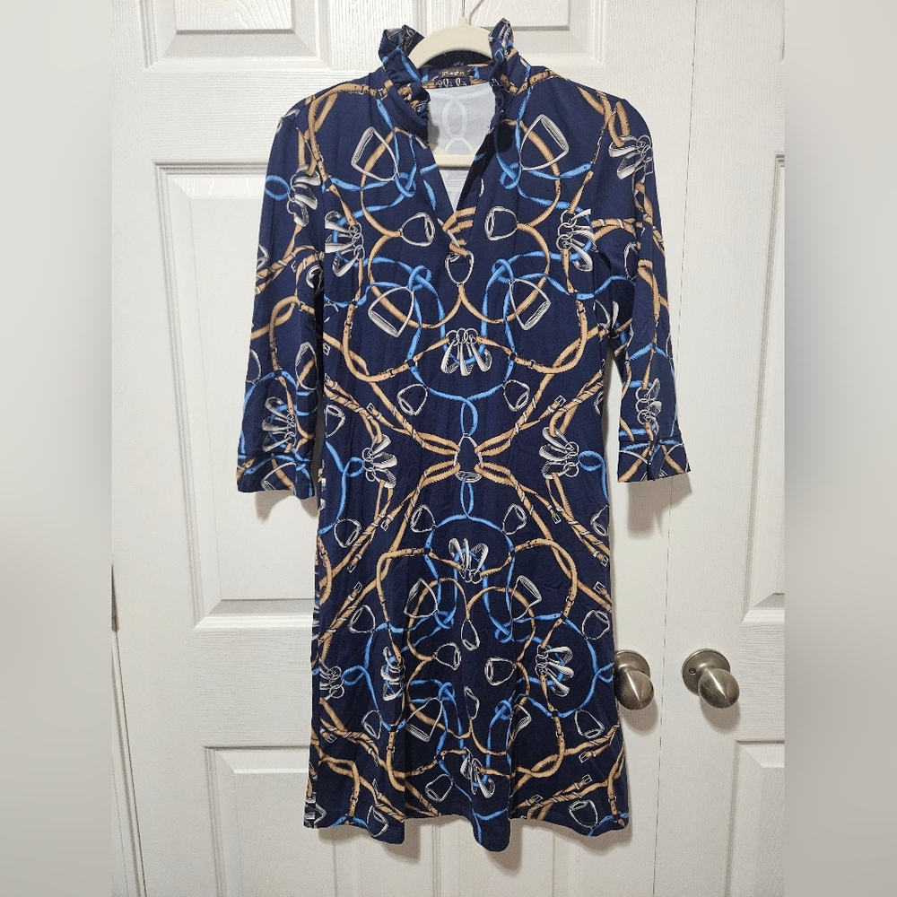 J. McLaughlin Equestrian Printed Dress XS